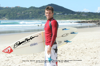 Danny at wreck - byron bay