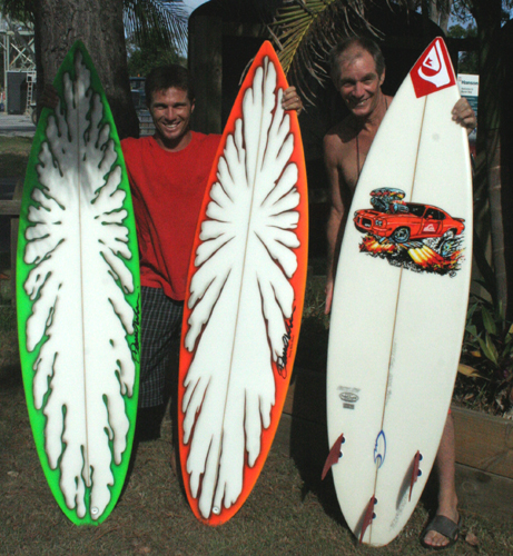 Danny and Michael with his own boards