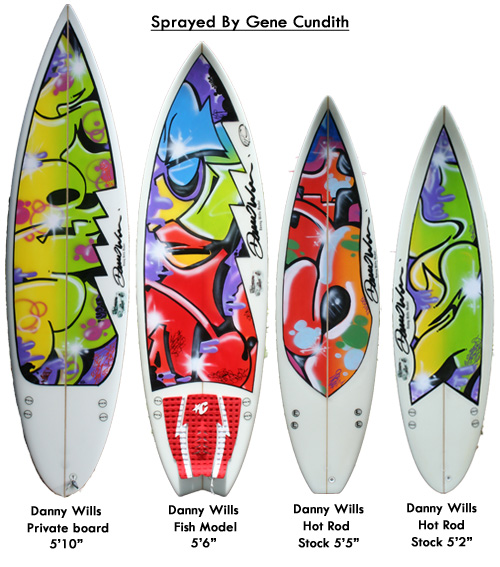 Danny Wills Models sprayed by Gene Cundith