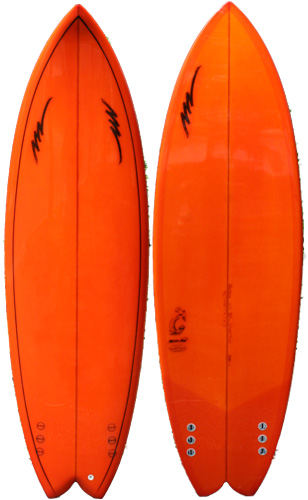 Dart Fish Orange Ttinted 6'3