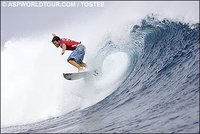 Danny Wills at Tahiti WCT contest