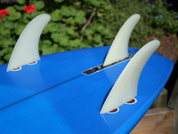 Thruster fin set up