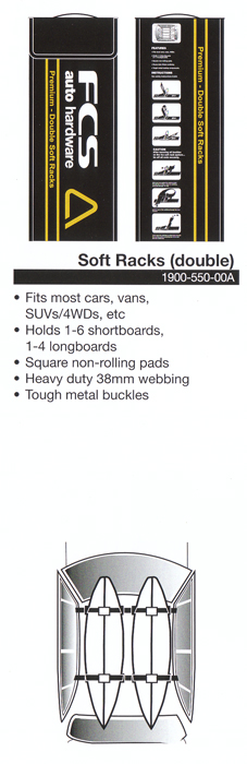 FCS Soft Racks ( Double) - Roof Rack FCS Soft Racks ( Double) - Roof Rack