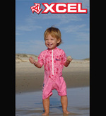 XCEL - LYCRA - SPRING SUITS - TODDLER 3/4 SLEEVES 8 oz