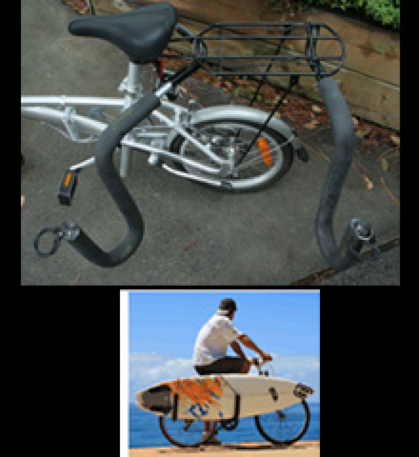 Protec Surfboard Bike Rack - long and short board