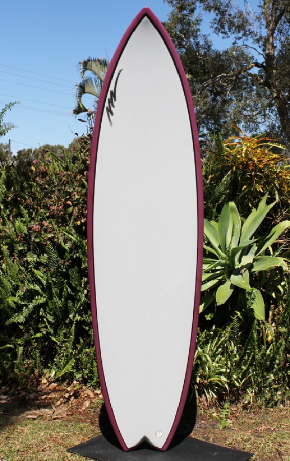 Whale Fish 8.0FT Burgandy/grey